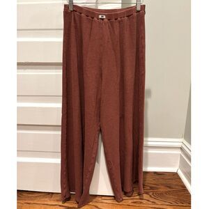 Lunya Restore Thermal Wide Leg Pants | Size S | Soft Lounge & Sleepwear